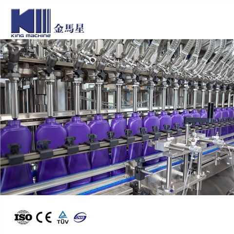 Machine de remplissage et de conditionnement de lave-vitres et de lave-auto