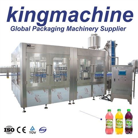 Machine de remplissage de bouteilles pour animaux de compagnie de jus de fruits
